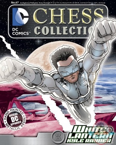 DC Superhero Chess Figure #67 White Lantern Kyle Rayne Eaglemoss