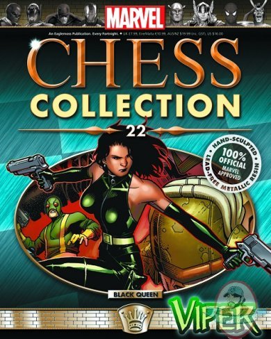 Marvel Chess Figurine Magazine #22 Viper Black Queen Eaglemoss