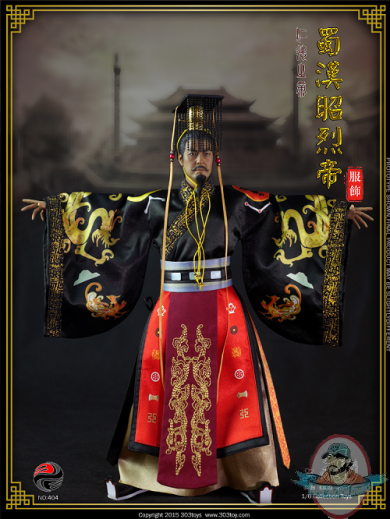 1/6 Han Costume-China Emperor of the Han Dynasty Dress Suit 303 Toys