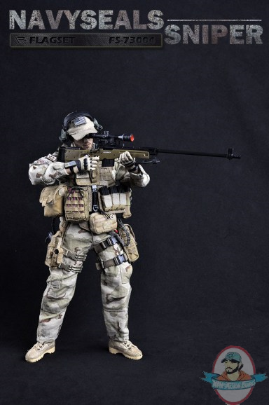 1/6 Sixth Scale Flagset Navy SEALS Sniper Action Figure FS-73004