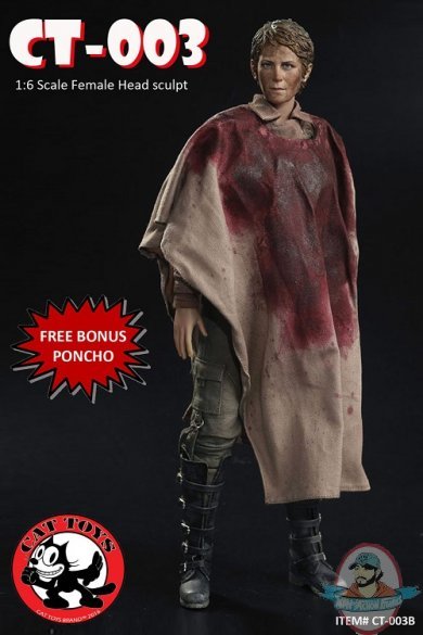 CatToys 1/6 Accessories The Walking Dead Bloody Version Head CAT-003B