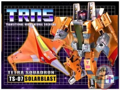 Transitional Robot Neural Soldiers TS 07 Tetra Squadron Solarblast