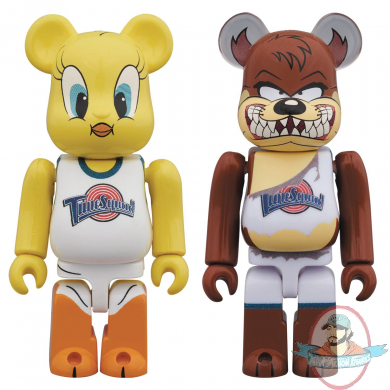 Space Jam Tweety & Tasmanian Devil 100% Bearbrick 2 Pack Medicom