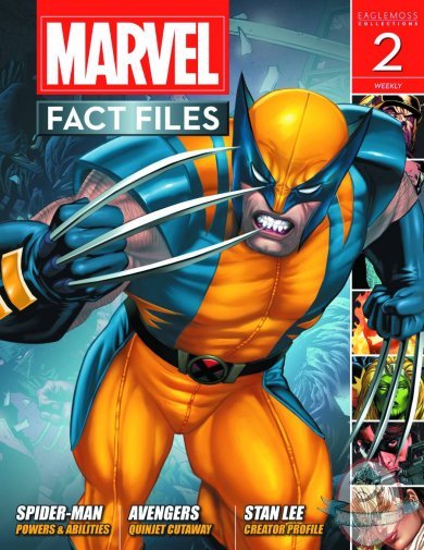 Marvel Fact Files # 2 Wolverine Cover Eaglemoss