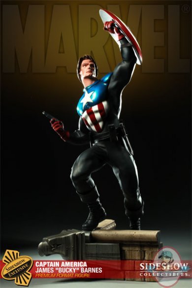 Captain America James Bucky Barnes Premium Format Exc Sideshow JC