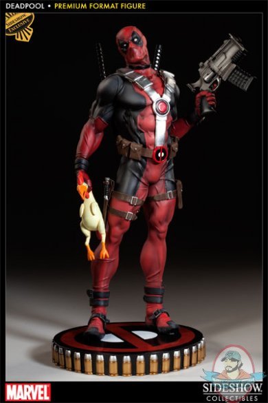 Marvel Premium Format Deadpool Exclusive Sideshow Collectibles Used JC