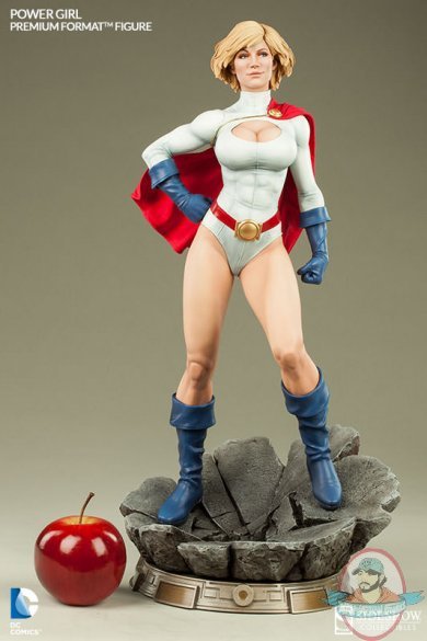Dc Comics Power Girl Premium Format Figure Sideshow Used JC