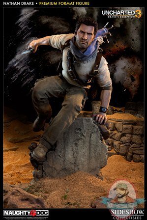 Uncharted 3 Nathan Drake Premium Format Figure Sideshow 
