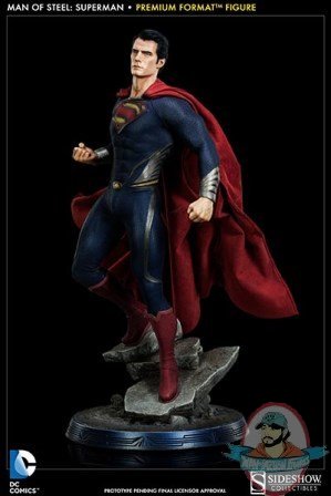 Man of Steel: Superman Premium Format Figure Sideshow Used JC