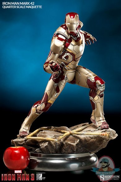 1/4 Iron Man Iron Man Mark XLII 42 Maquette Sideshow Collectibles