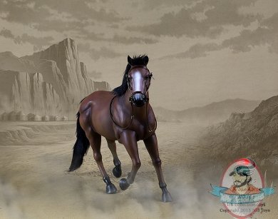 1/6 Scale Brown Horse for 12 inch Figures by 303 Toys