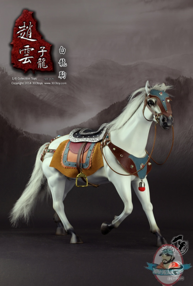 1/6 Scale Three Kingdoms Series Zhao Yun Zilong Horse 303 Toys 