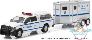 1:64 Hitch & Tow Series 4 2014 Ram 1500 NYPD and NYPD Horse Trailer