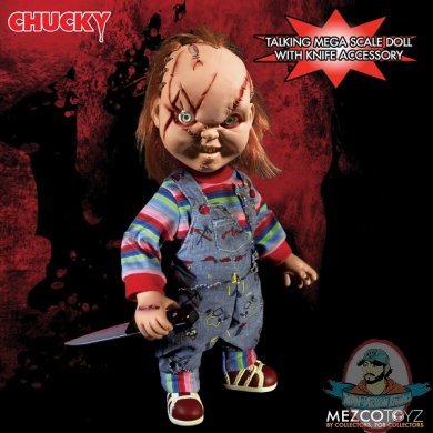 Talking Scarred Chucky Reissue 15 inch by Mezco