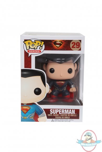 Dc Superman Man of Steel Movie Superman Pop! Vinyl Figure by Funko