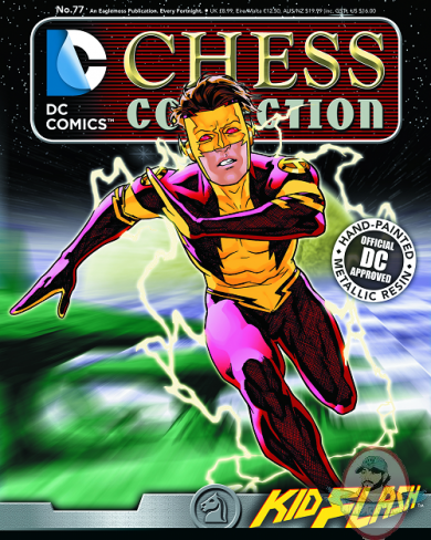 DC Superhero Chess Figure #77 Kid Flash White Knight Eaglemoss