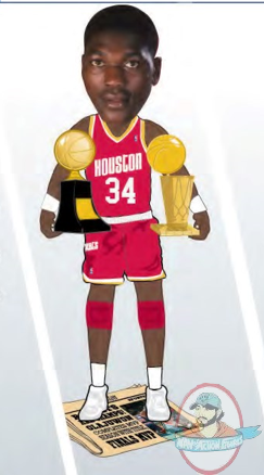 NBA Houston Rockets Olajuwon H 34 Newspaper Base Bobble Trophies