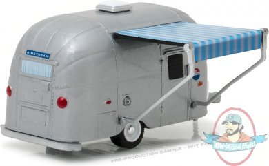 1:64 Hitched Homes Series 1 Airstream 16’ Bambi Blue & White Awning