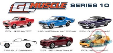 1:64 GL Muscle Series 10 Set of 6 by Greenlight