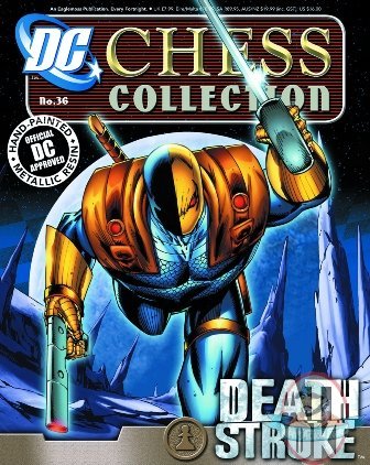 Dc Superhero Chess Figurine #36 Deathstroke Black Pawn Eaglemoss