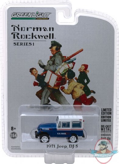 1:64 Norman Rockwell Delivery Vehicles Series 1 1971 Jeep DJ-5 