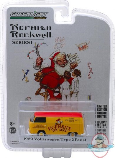 1:64 Norman Rockwell Delivery Vehicles Series 1 1969 Volkswagen Type 2