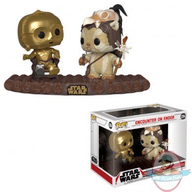 Pop! Star Wars Movie Moments C-3Po on Throne 2 Pack Funko