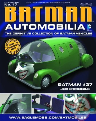 Dc Batman Automobilia Figurine #17 Batman #37 Jokermobil Eaglemoss