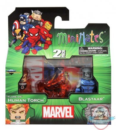 Marvel Minimates Series 48 Flame-On" Human Torch & Blastaar 2 Pack