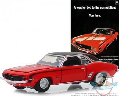 1:64 Vintage Ad Cars Series 1 1969 Chevrolet Camaro SS Greenlight