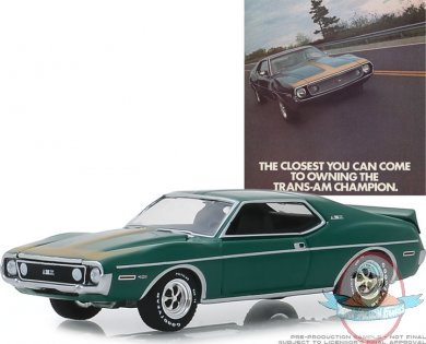 1:64 Vintage Ad Cars Series 1 1972 AMC Javelin AMX Greenlight