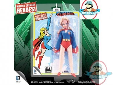 DC Retro 8" Superman Series 1 Supergirl Figures Toy Company