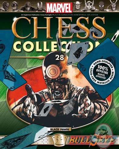 Marvel Chess Figurine Magazine #28 Bullseye Black Pawn Eaglemoss
