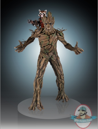 1/4 Scale Marvel Rocket and Groot Statue by Gentle Giant