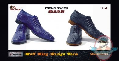 Wolf King 1:6 Accessories WK-88003B Trend Shoes Blue