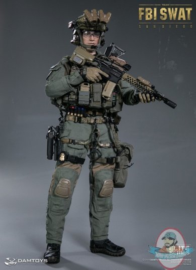 Dam 1:6 Elite Series Fbi Swat Team Agent San Diego DAM-78044A