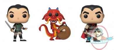 Pop! Disney Mulan Set of 3 Figures Funko