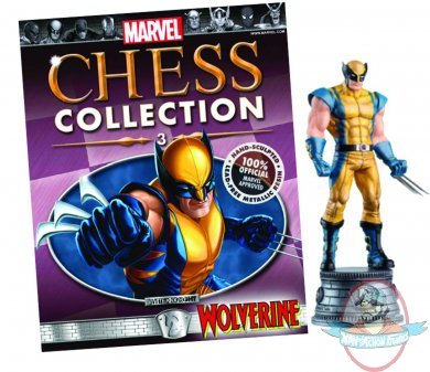 Marvel Chess Figurine Magazine #3 Wolverine White Bishop Eaglemoss