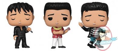 POP! Rocks Elvis Set of 3 Vinyl Figures by Funko