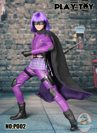 1/6 Scale Kick Ass P002 Purple Girl Action Figure by Play Toy