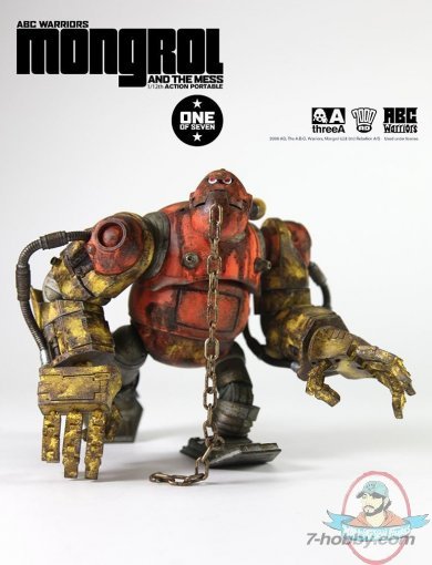 1/12 Scale Action Portable 2000 AD ABC Warriors Mongrol Threea