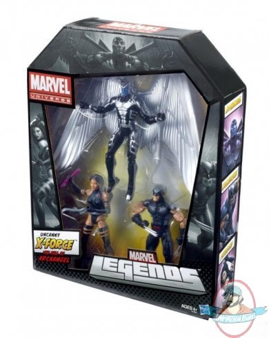 2012 SDCC Marvel Legends uncanny x-force 3 Pack by Hasbro