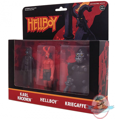 Hellboy Reaction Action Figures 3 Pack A Super 7