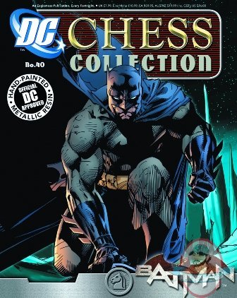 Dc Superhero Chess Figurine #40 Batman White Knight Eaglemoss