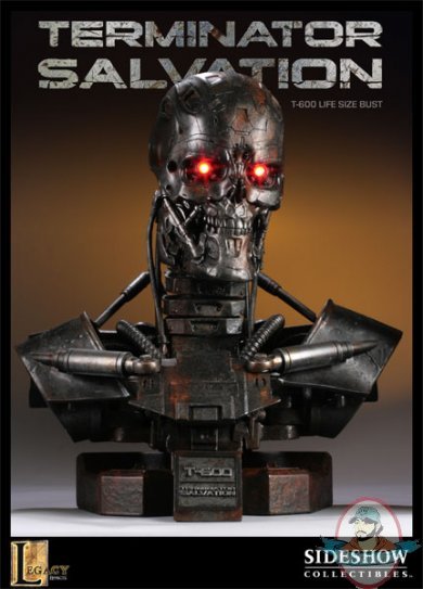 T-600 Terminator Salvation Life-Size Bust by Sideshow Collectibles