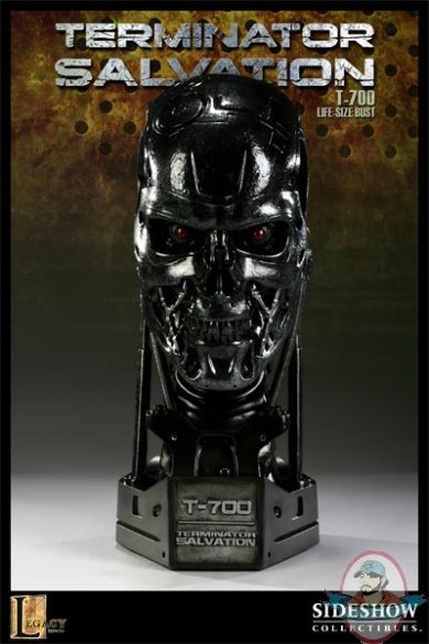 T-700 Terminator Life-Size Bust by Sideshow Collectibles