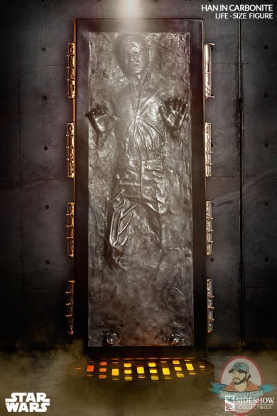 Star Wars Han Solo in Carbonite Life-Size Figure Sideshow Collectibles