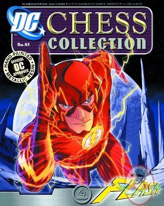 Dc Superhero Chess Figurine #41 Flash White Bishop Eaglemoss