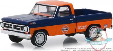 1:64 Running on Empty Series 7 1971 Ford F-100 Gulf Oil Greenlight