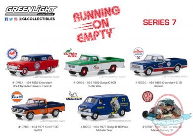 1:64 Running on Empty Series 7 Set of 6 Greenlight